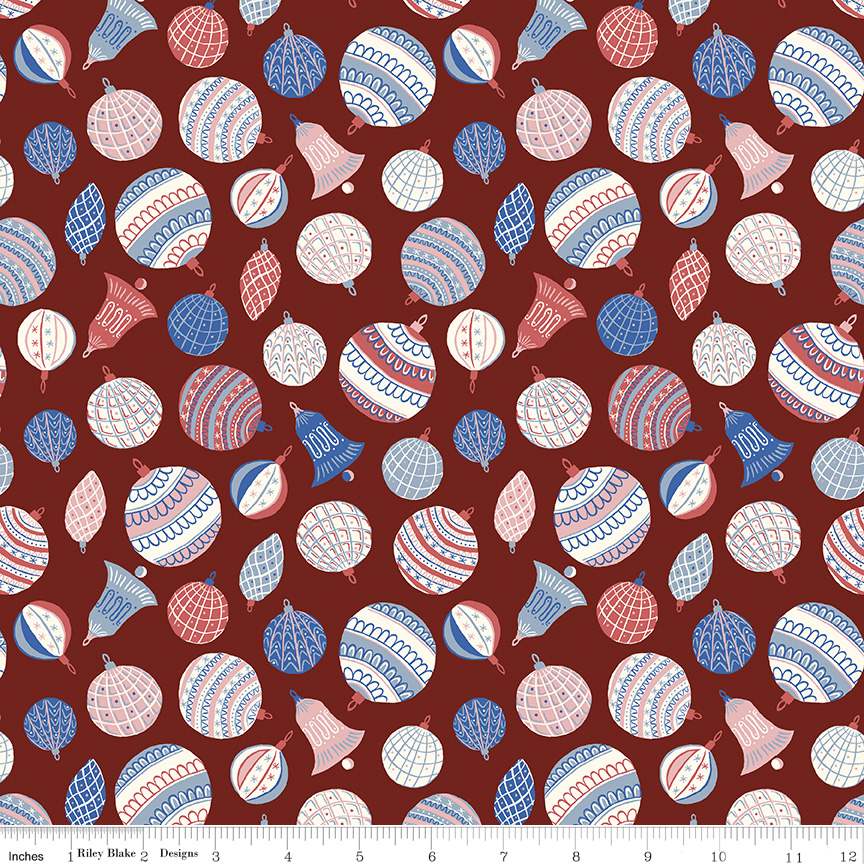 on Lasenby Cotton sold by Vellana All Wrapped Up Navy Liberty Festive Merry and Bright Collection Fabrics for Christmas
