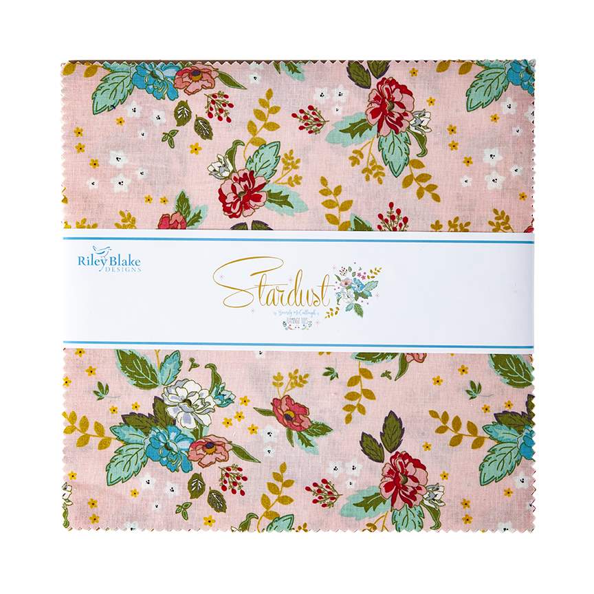 DODI Lee Poulsen Simply Happy 10 Stacker 42 10-inch Squares Layer Cake Riley Blake 10-7450-42