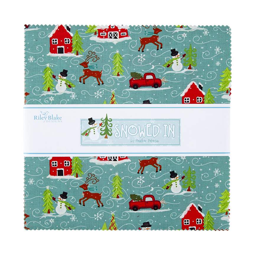 DODI Lee Poulsen Simply Happy 10 Stacker 42 10-inch Squares Layer Cake Riley Blake 10-7450-42