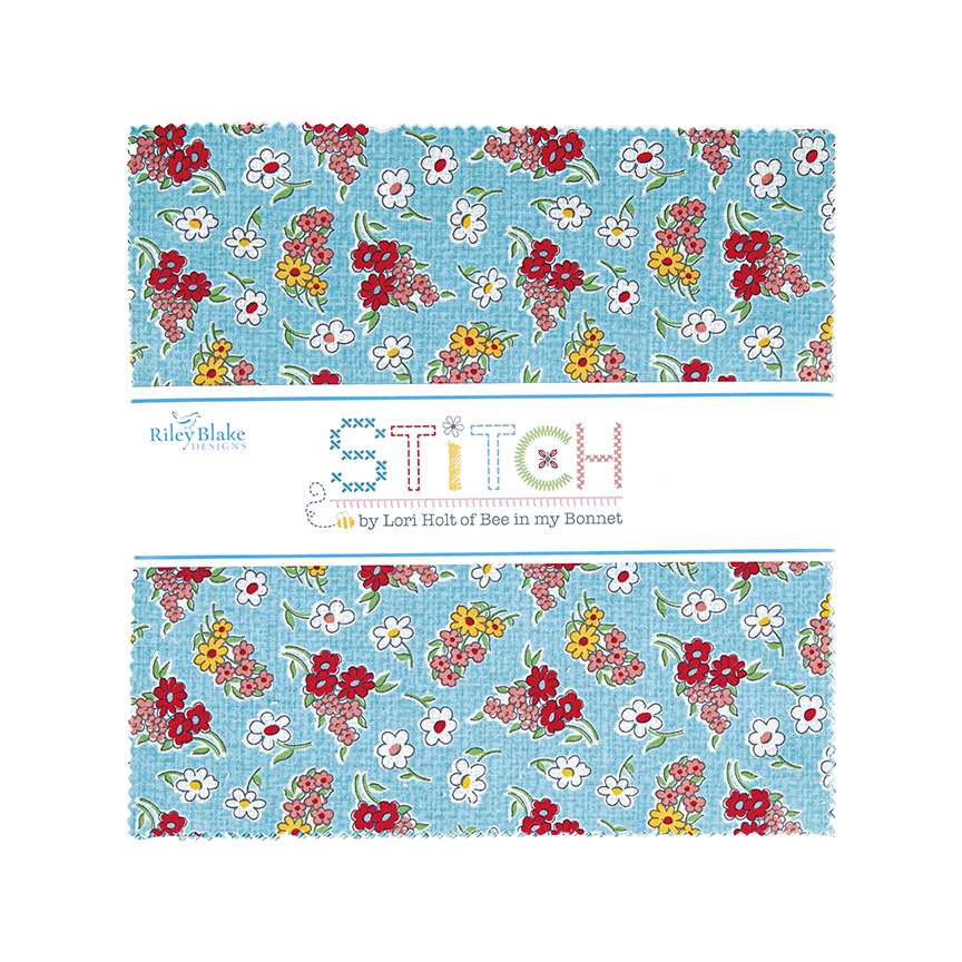 DODI Lee Poulsen Simply Happy 10 Stacker 42 10-inch Squares Layer Cake Riley Blake 10-7450-42