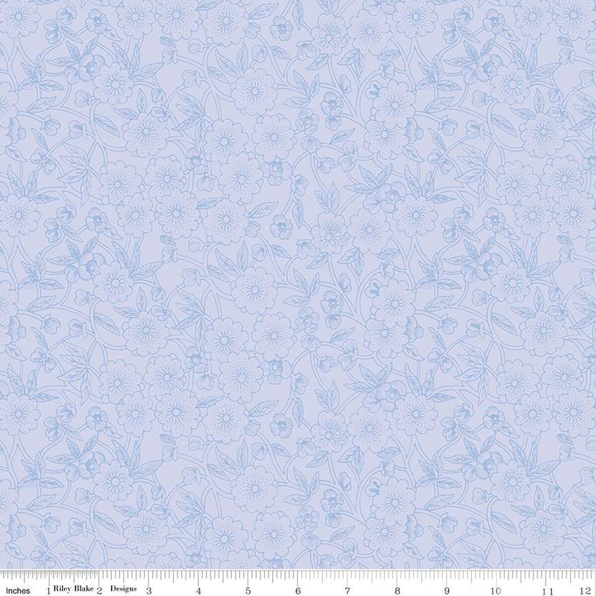 Sewing Seeds Porcelain Petals in Periwinkle Sewing Seeds Porcelain Petals in Periwinkle