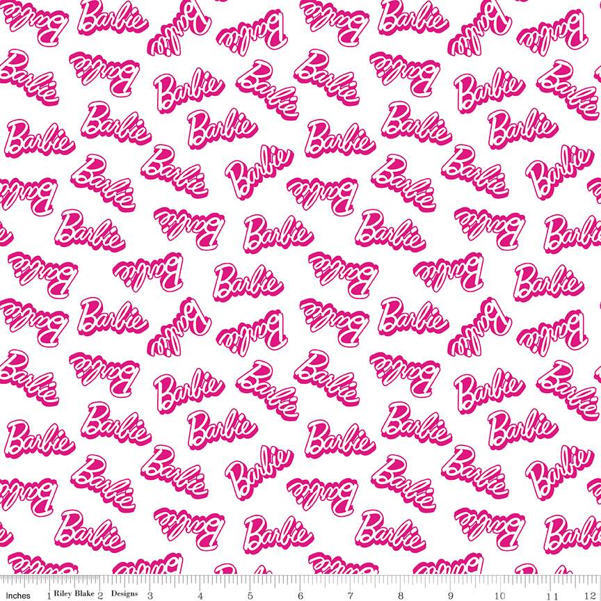 barbie fabric panel