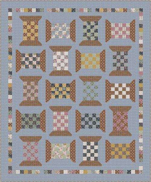 Amber Johnson Checkered Spools Quilt Pattern | Riley Blake Designs