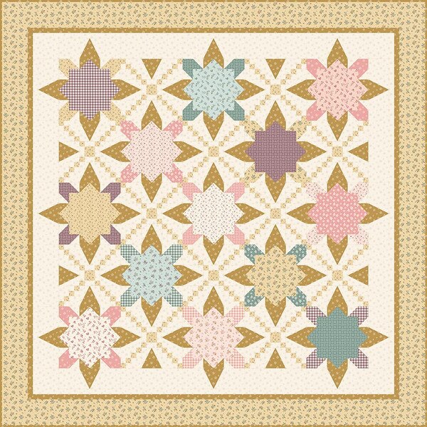 Sandy Gervais Starflowers Quilt Pattern | Riley Blake Designs