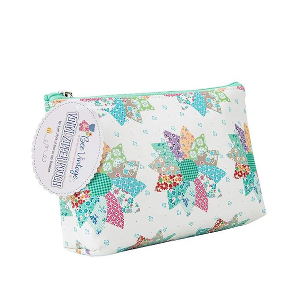 Bee Vintage Vinyl Zipper Pouch Bee Vintage Vinyl Zipper Pouch