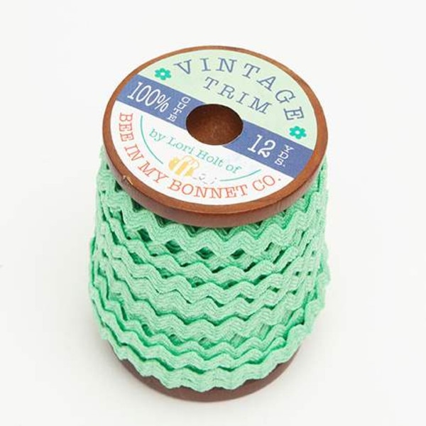 Lori Holt Vintage Trim Small Sweet Mint Wooden Spool | Riley Blake Designs