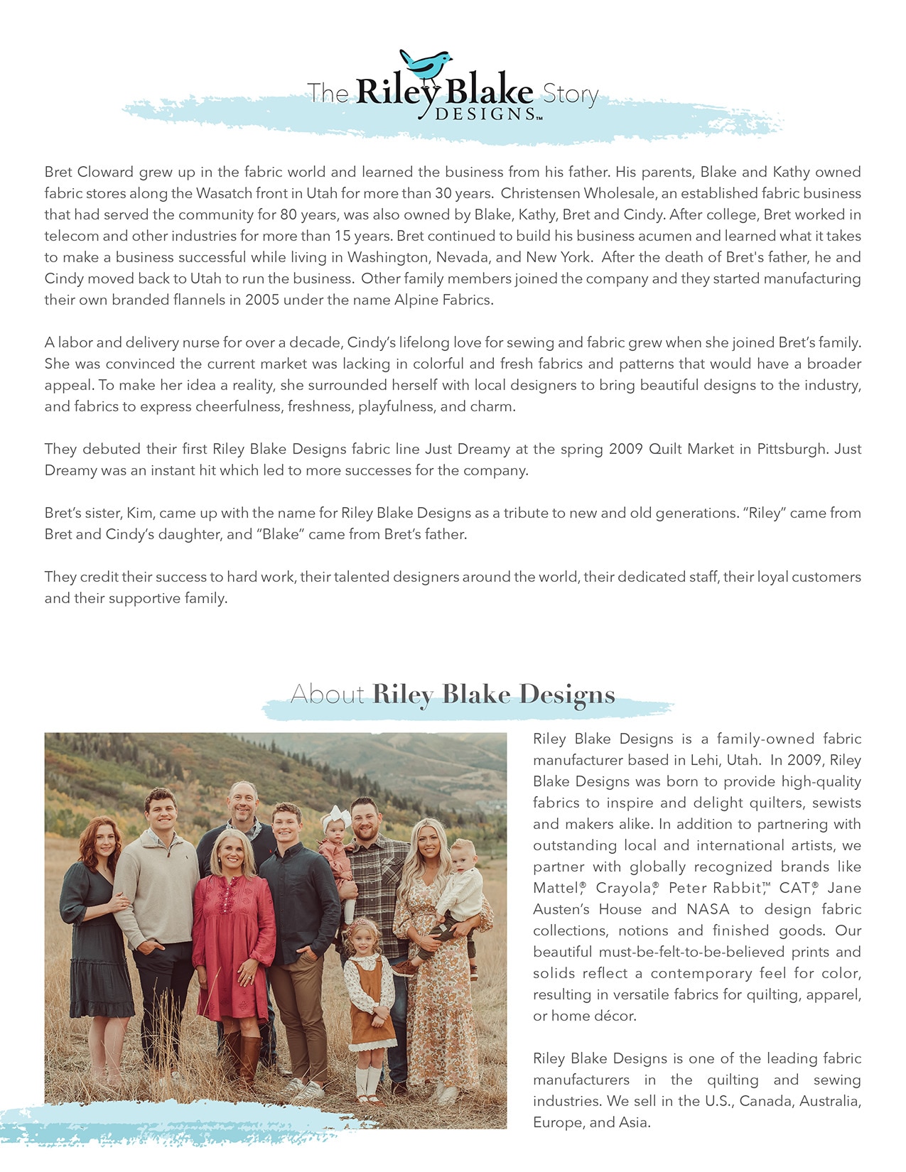 The Riley Blake Designs Story