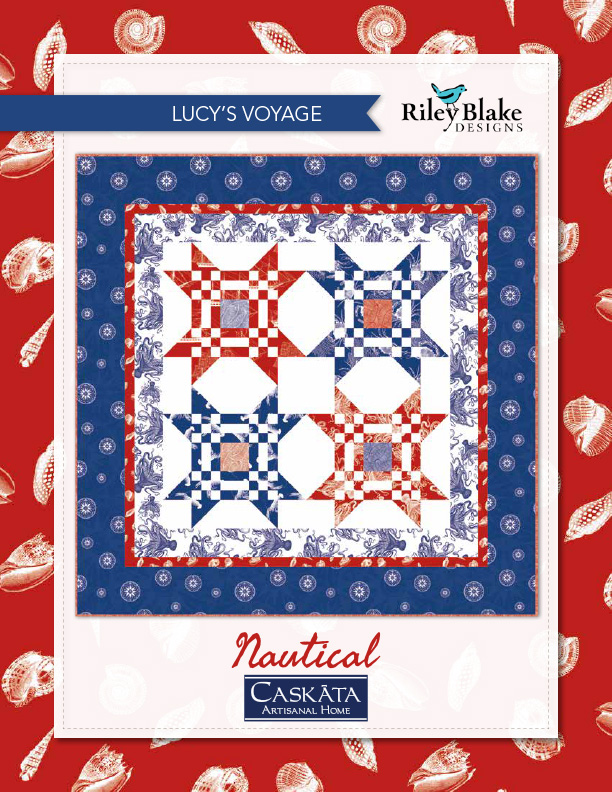 “Lucy's Voyage” a Free Quilts of Valor Pattern designed & from Riley Blake Designs