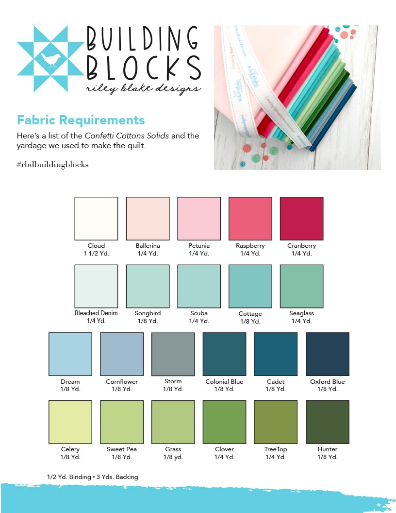 2021 Building Blocks Details Riley Blake Designs