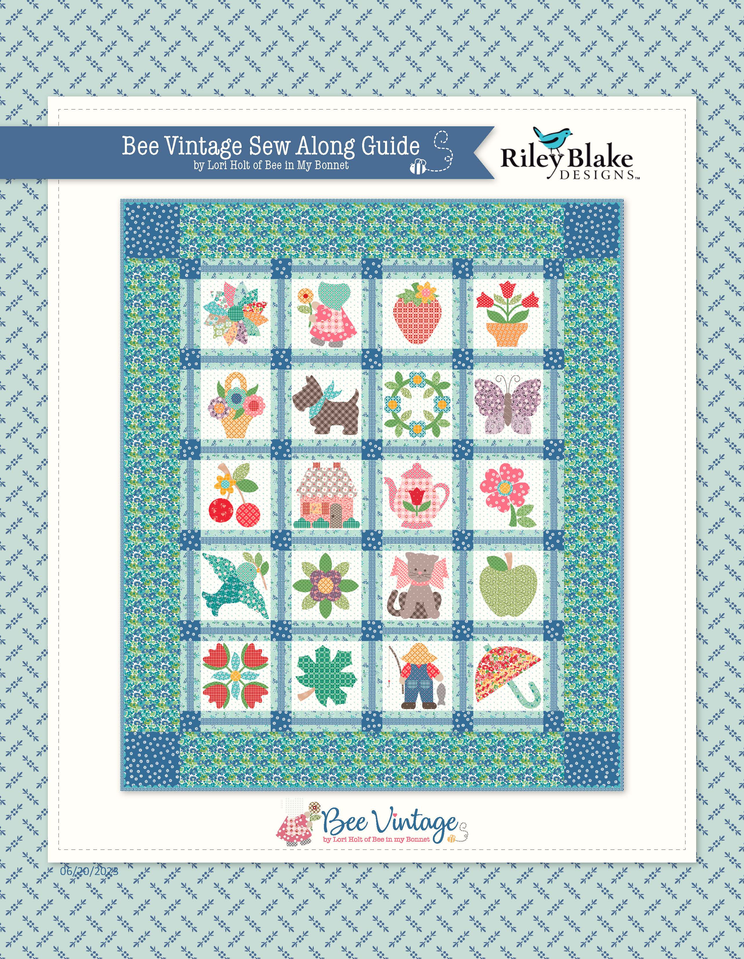 Bee Vintage Sew Along Riley Blake Designs Bee Vintage Sew Along Riley Blake Designs