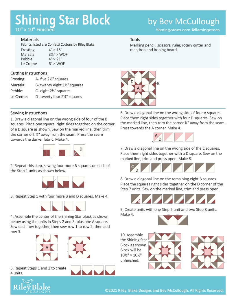 2021 RBD Block Challenge Patterns