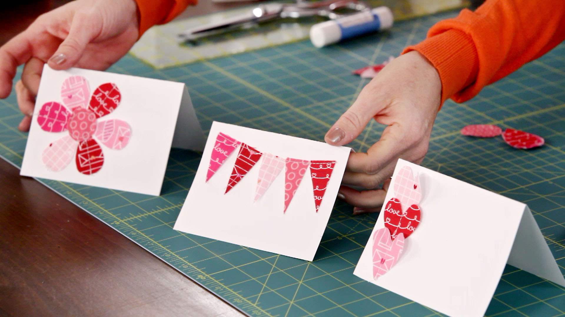 Fabric Embellished Cards