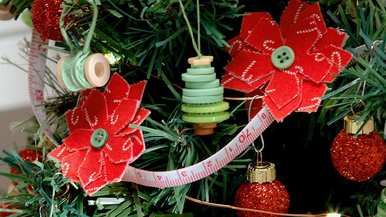 Fabric Poinsettia
