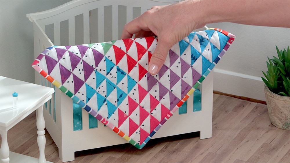 Half Square Triangle Quilt