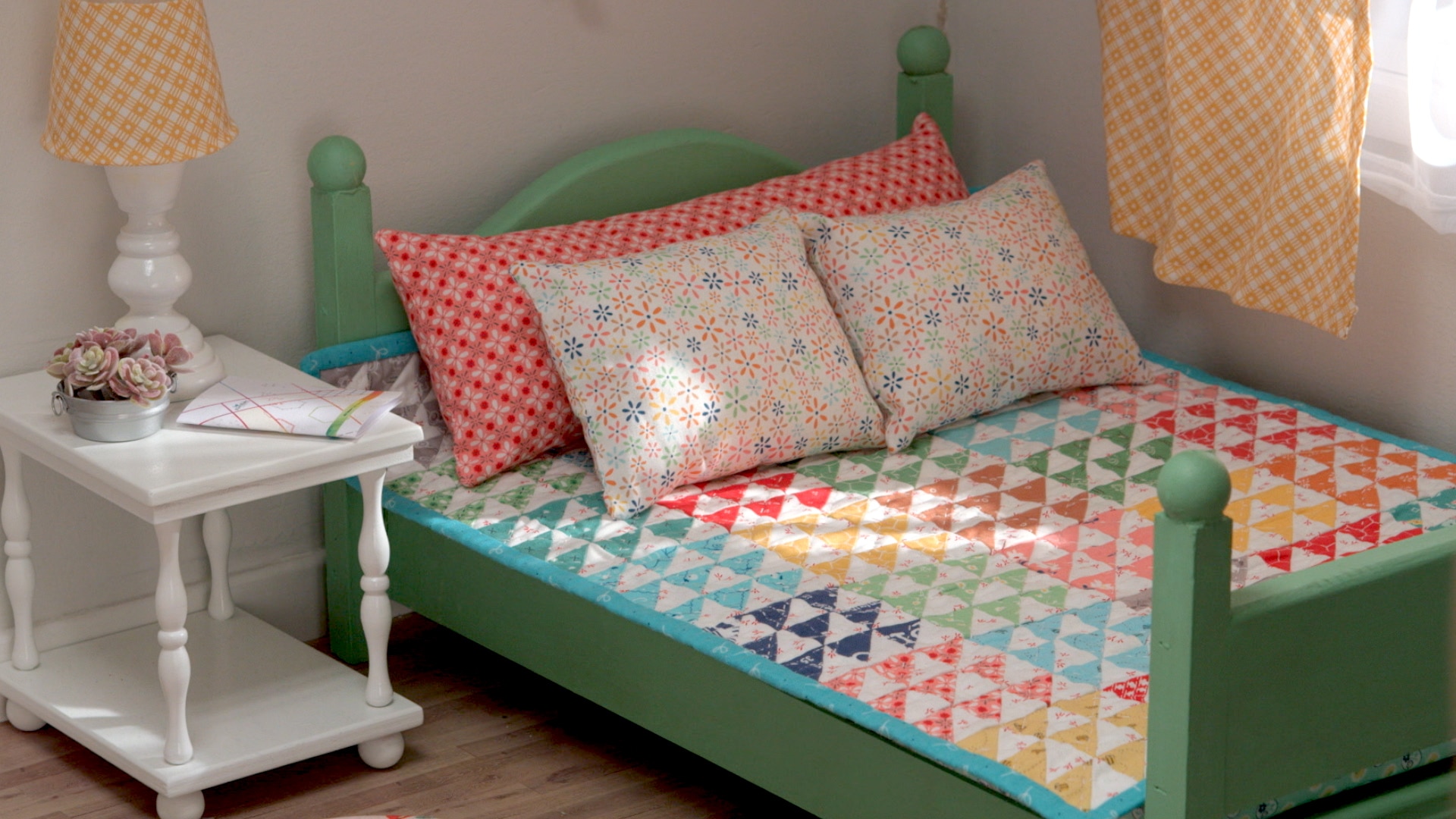 Half Square Triangle Quilt