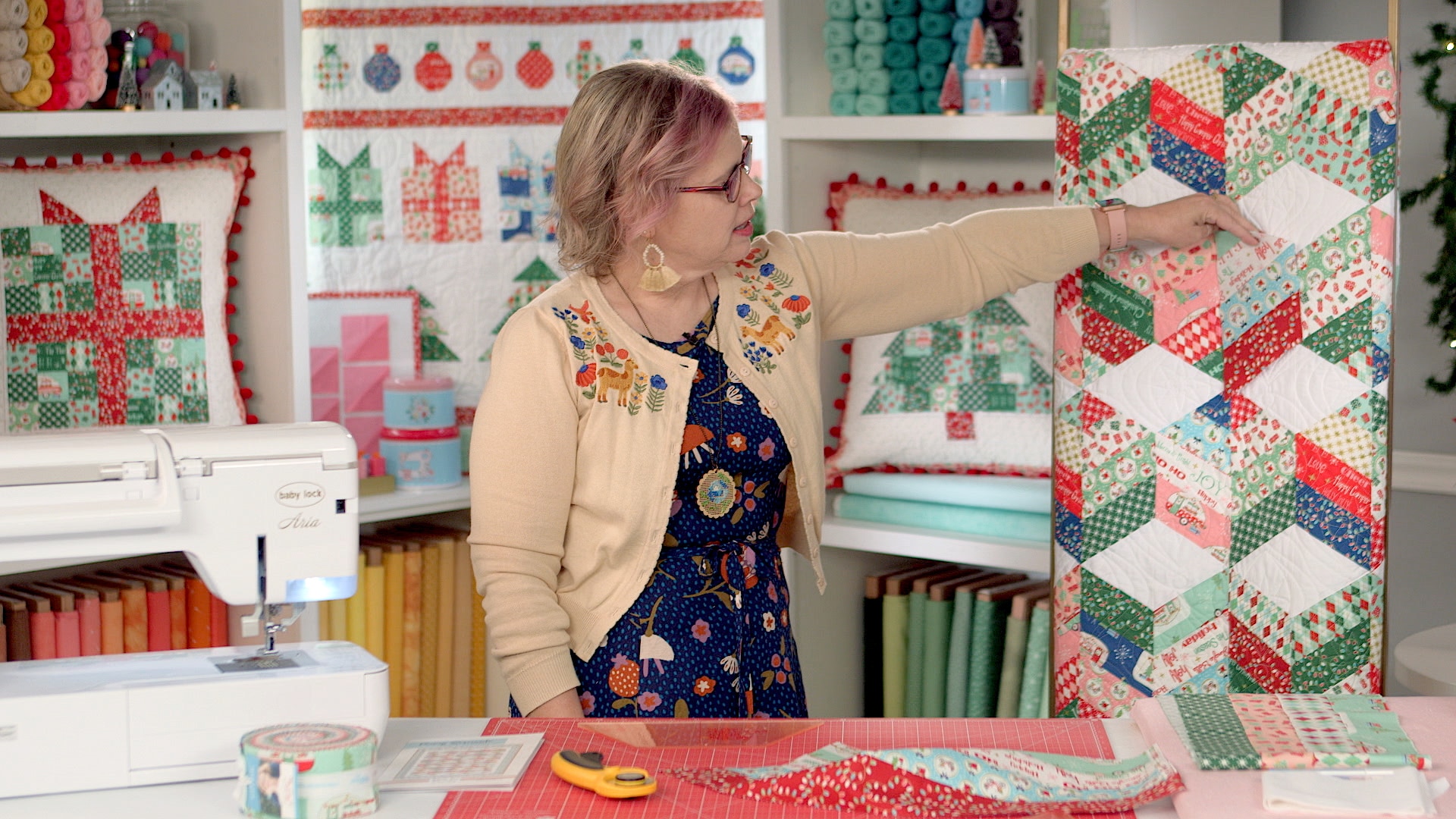 Penny Serenade Christmas Quilt
