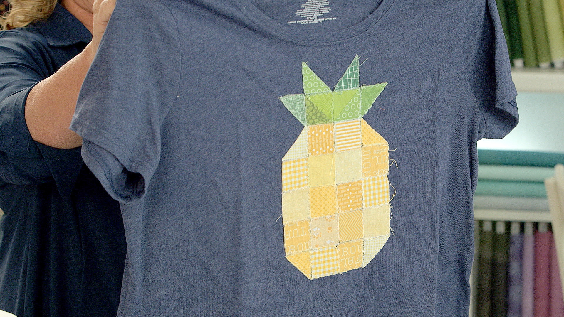 Raw Edge Applique T-Shirt