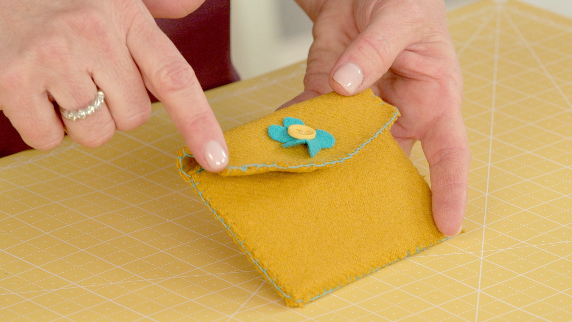Wool Coin Purse